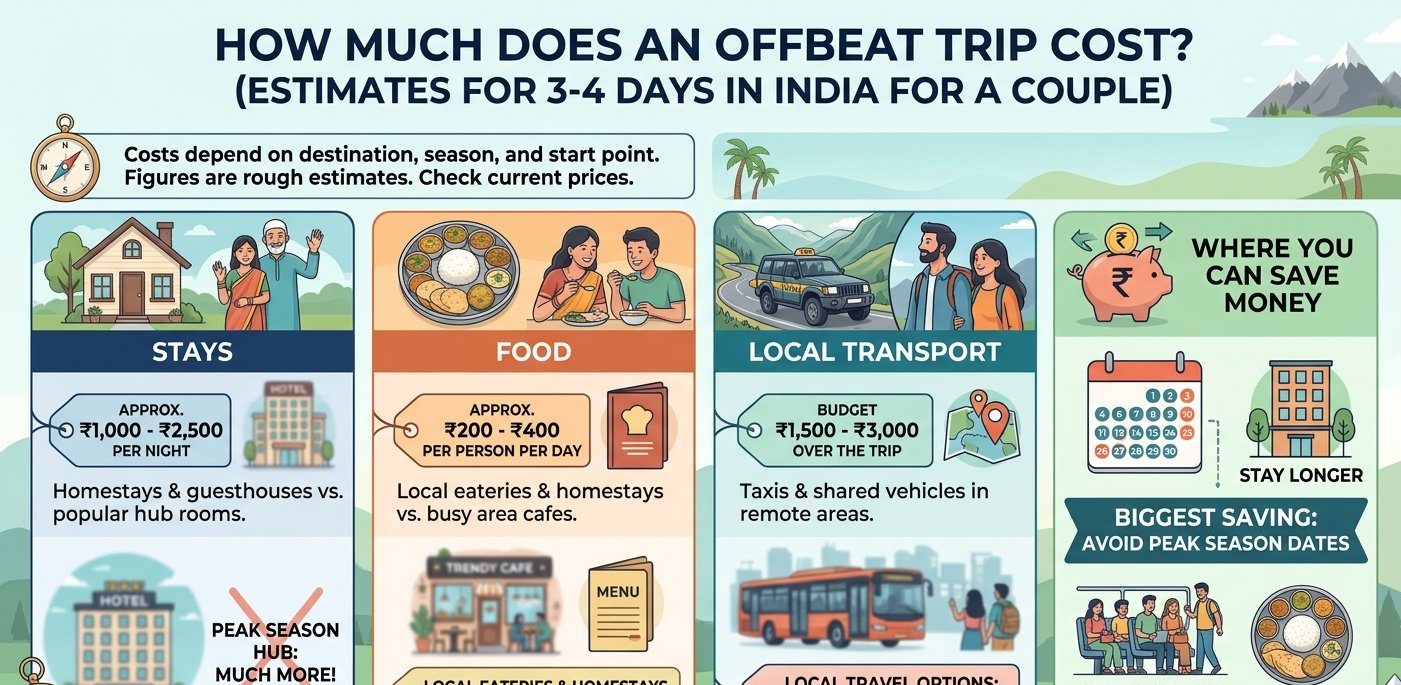 How much does an Offbeat trip cost?