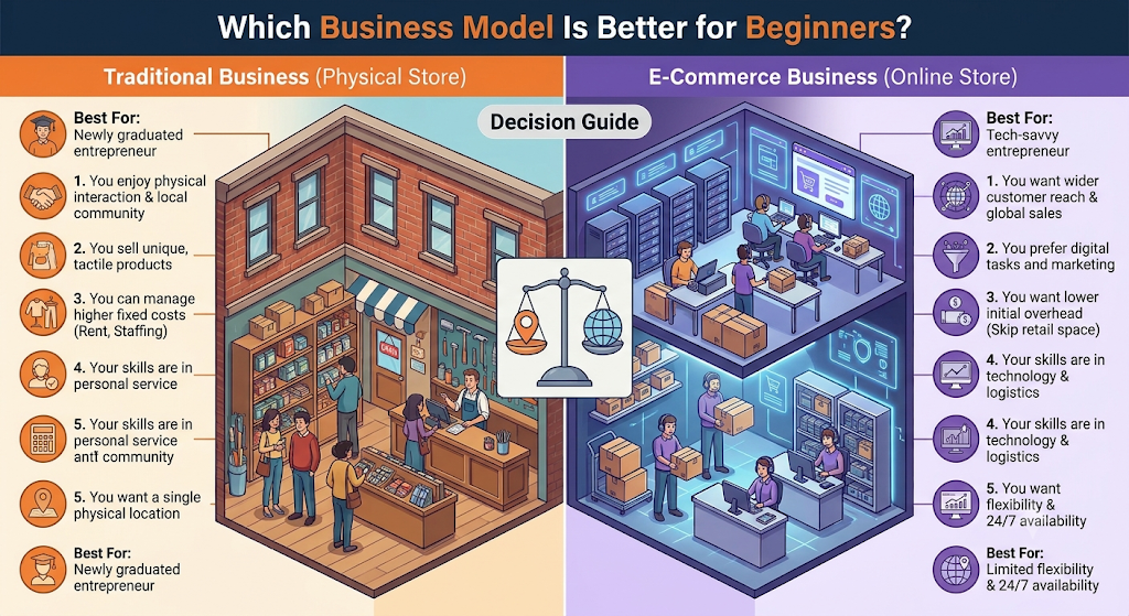 Which Business Model Is Better for Beginners?