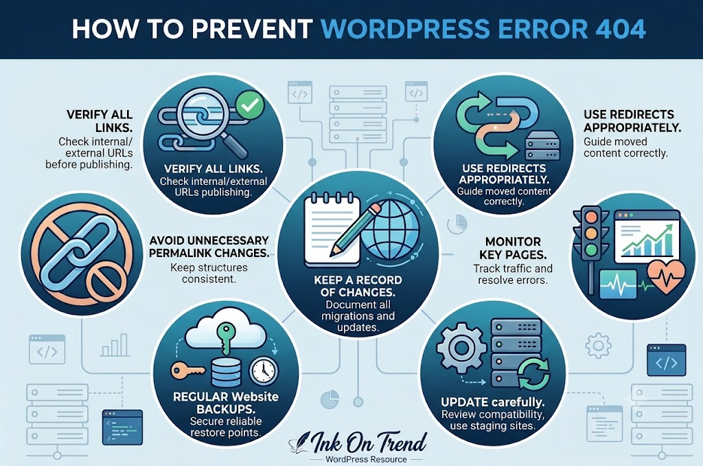 How to Prevent WordPress error 404
