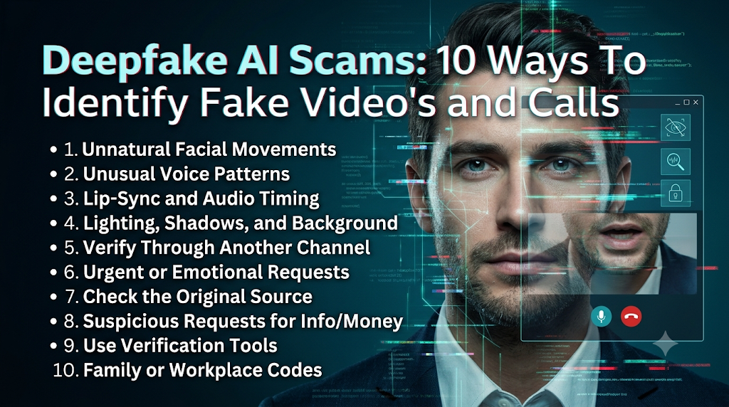10 Ways to Identify Fake Videos and Calls